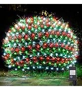 WBao Christmas Lights Outdoor 200LED 8.4ft x 5.2ft Christmas Net Lights with 8 Modes, Timer, End ...