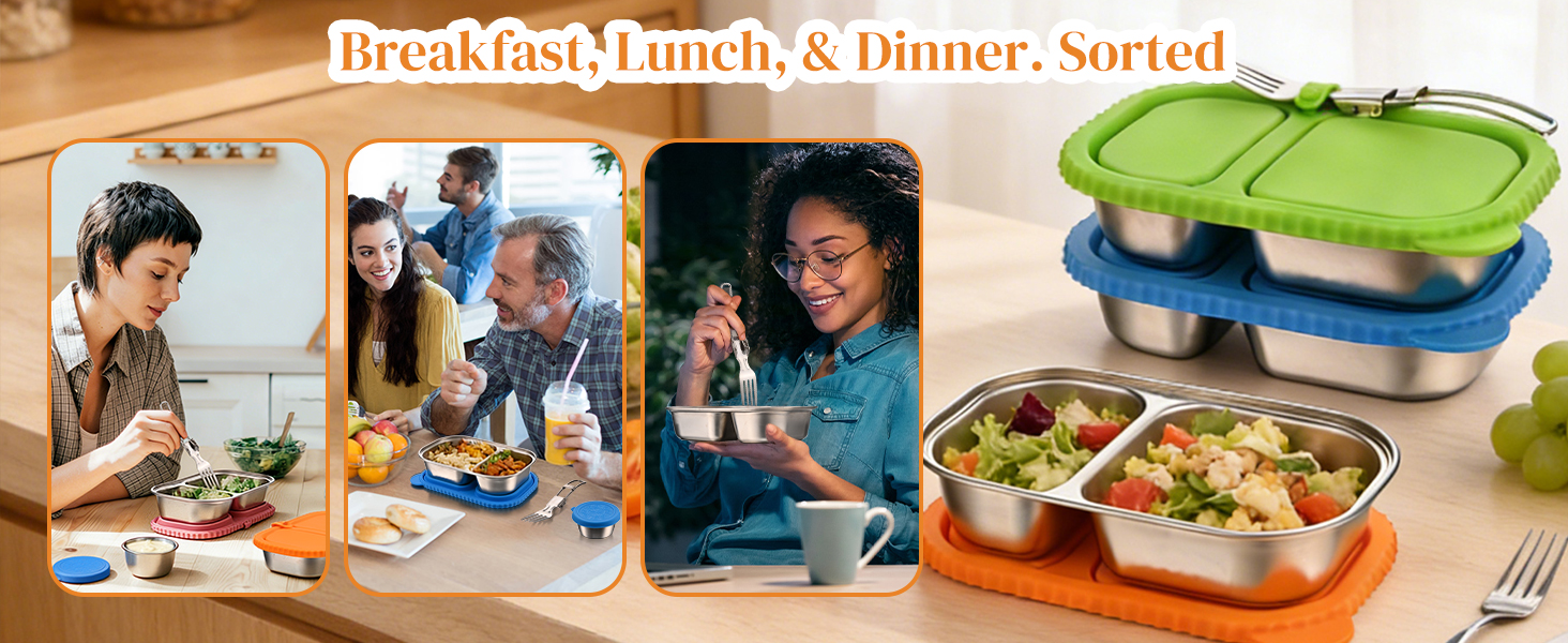 Stainless Steel Snack Containers