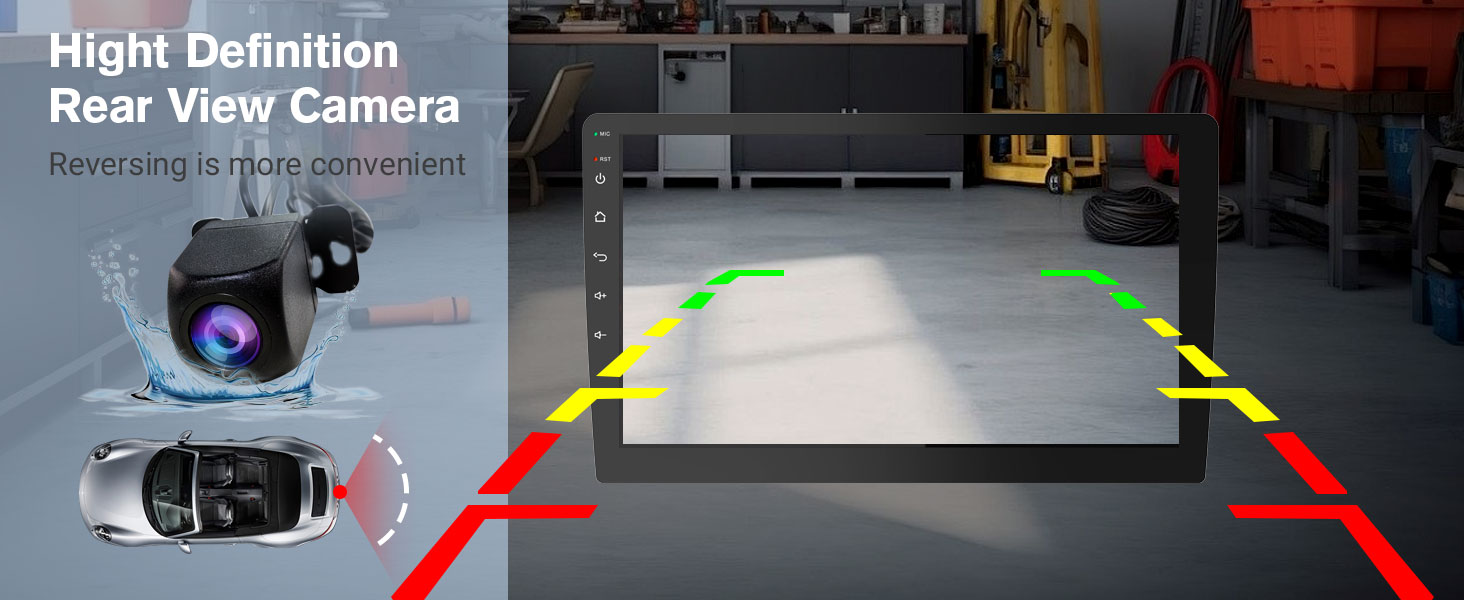 10&amp;#34; wireless double din car stereo