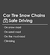 car tire snow chains
