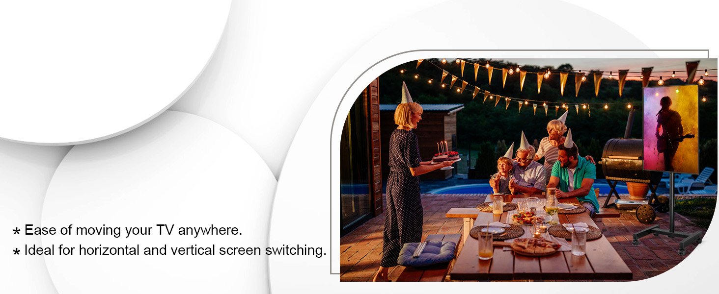 outdoor tv stand with wheels 