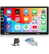 Camecho Car Radio Double Din Car Stereo 7