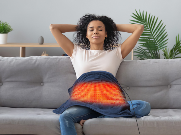 weighted heating pad