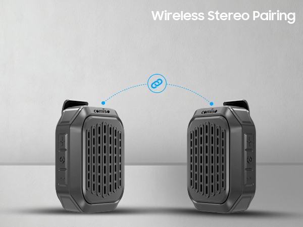 wearable bluetooth speaker clip on