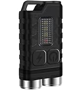 BORUIT V3 Small Powerful EDC Flashlight with Red UV Blue Light -Super Bright 900LM Rechargeable M...