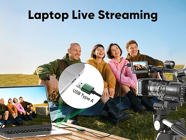 HDMI Video Capture Card for Laptop Live Streaming