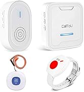 CallToU Wireless Caregiver Pager Call Button Medical Nurse Alert System Alarm and Panic Button at...