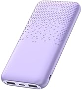WIXLI Portable Charger, Slimmest High Speed 10000mAh Dual USB Power Bank, External Battery Pack, ...