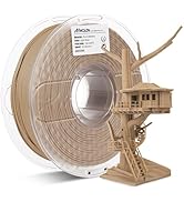 AMOLEN Wood Bamboo 3D Printer Filament, PLA Filament 1.75mm 20% Real Bamboo Fiber, 1kg/2.2lbs