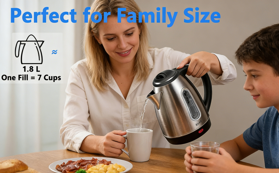 Perfect for moving around the kitchen or serving guests at the table.