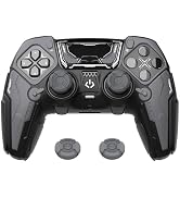 PlayVital for ps5 Edge Controller Silicone Cover Skin - Stellar Mecha Anti-Slip Grip Protector fo...