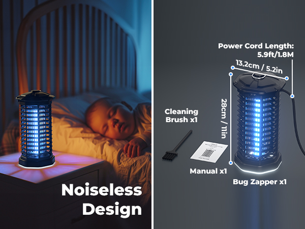 Bug Zapper Outdoor Indoor Waterproof 1.8