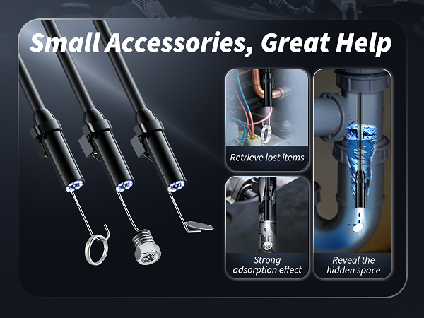 endoscope camera with light