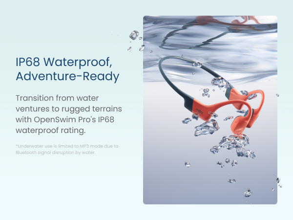 openswim pro IP68 waterproof