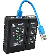 NOYAFA NF-468CS Network Cable Tester Telephone &amp; Continuity Tester Ethernet Cable Mapper for RJ45...