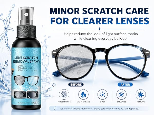 lens scratch removal spray eyeglass