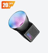 ULANZI C60RGB 60W RGB COB Video Light, Mini Bowens Portable LED Photography Continuous Output Lig...