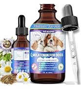 WEALLIN Melatonin for Dogs - Dog Melatonin with L-Theanine &amp; Chamomile Bacon Flavor | Liquid Dog ...
