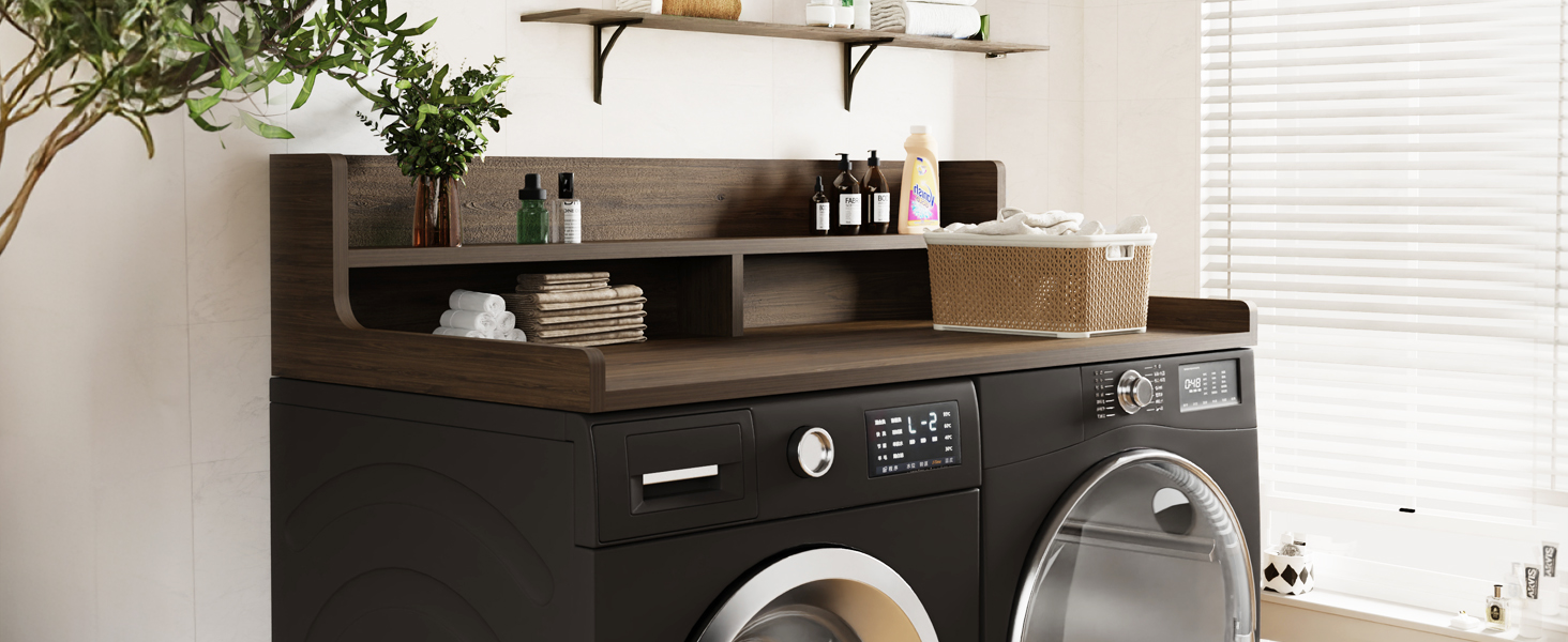 washer dryer countertop with shelf washer dryer topper laundry topper for washer dryer countertop