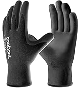 COOLJOB 12/60 Pairs Bulk Safety Work Gloves with Grip, 13 Gauge Ultra-lite PU Dipped Gloves Pack ...