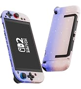 FUNDIARY Glitter Protective Case for Nintendo Switch 2 with Pink Purple Gradient Desgin, Shock-Ab...