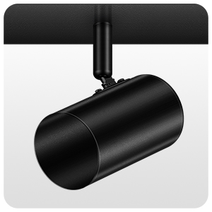 black tracking light