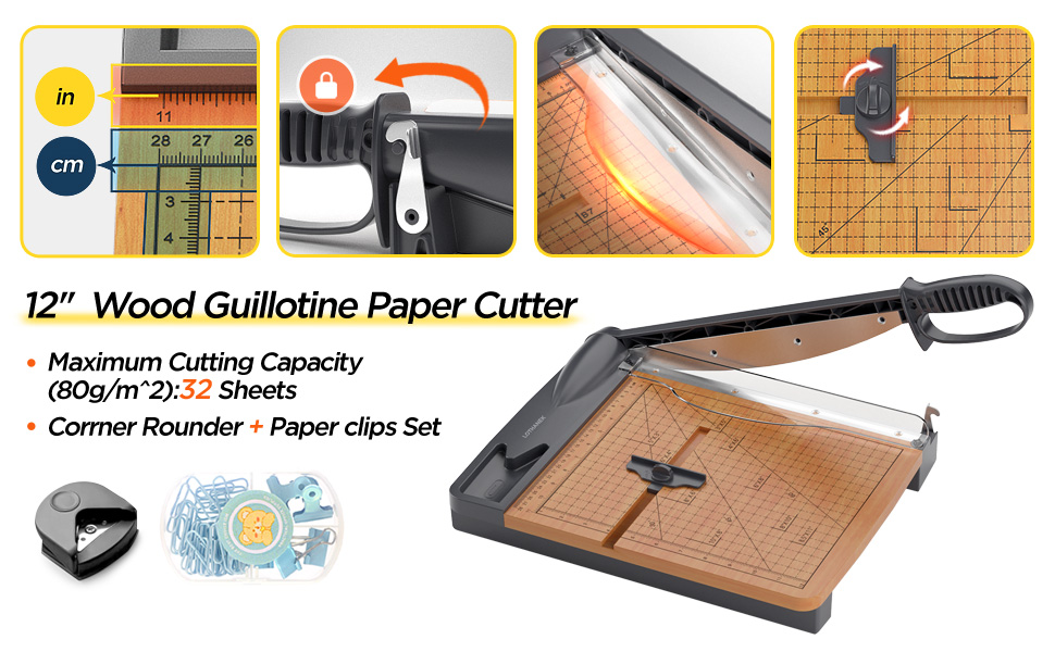 wooden paper cutter