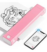 Phomemo M08F Portable Printers Wireless for Travel, Thermal Printer Support 8.5" X 11" US Letter ...