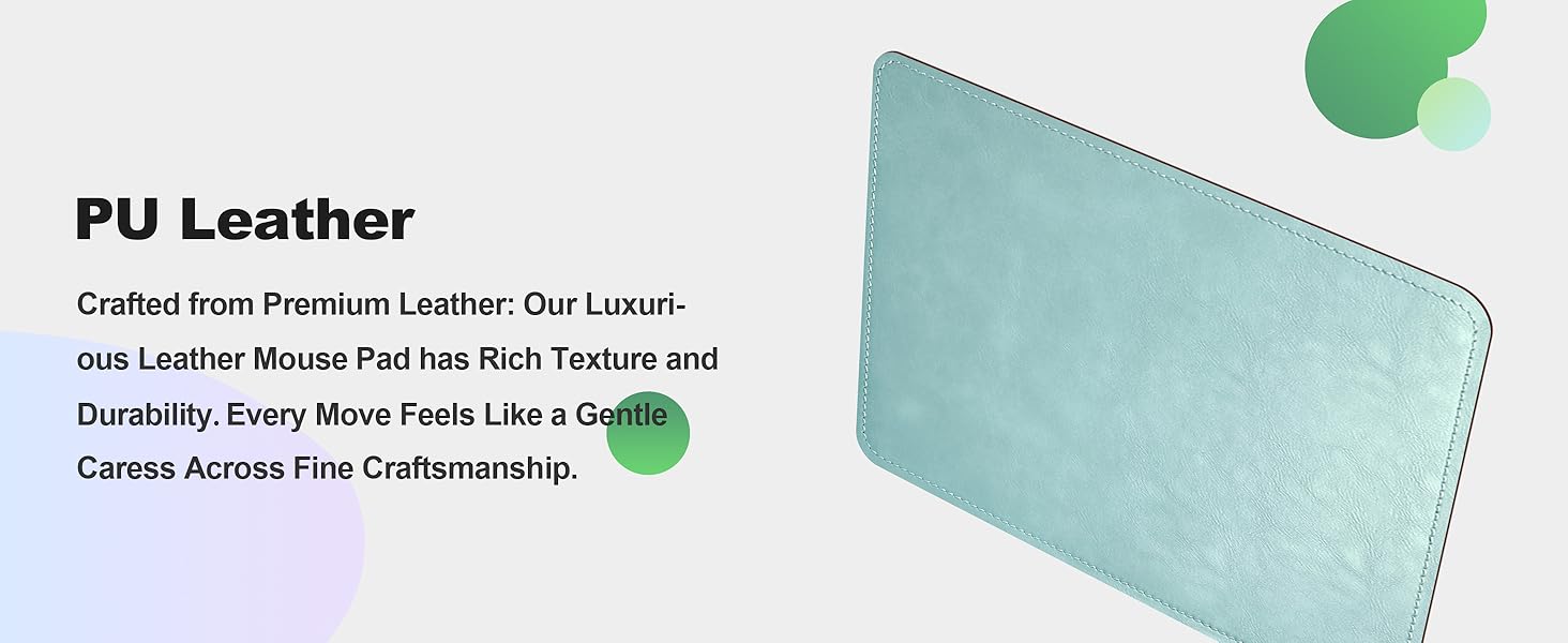 leather mouse pad