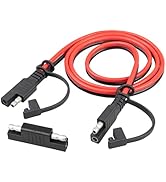 Oyviny 3FT SAE Extension Cable 12AWG, SAE Quick Disconnect Solar Panel Extension Cable with Polar...