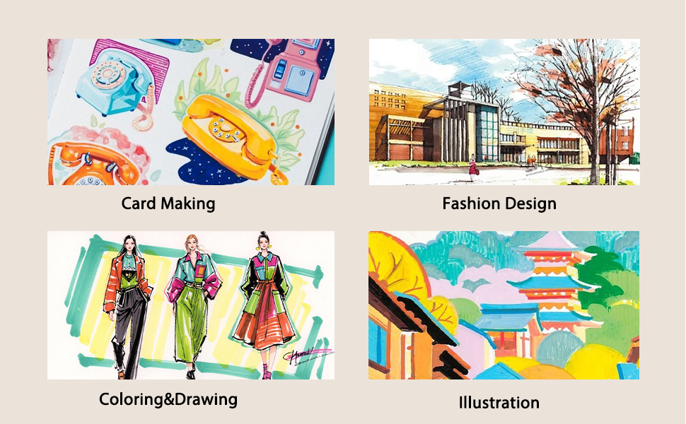 Alcohol Markers Coloring