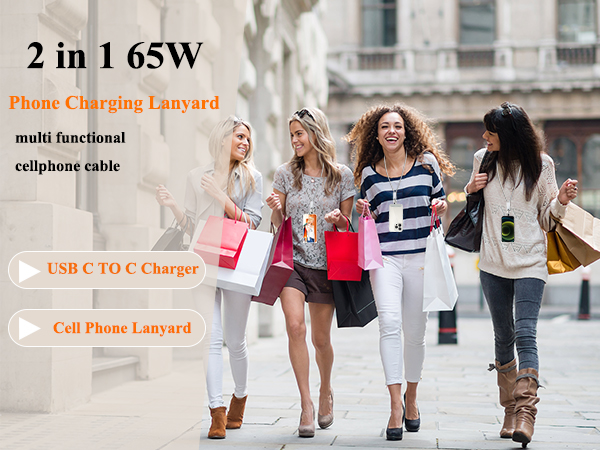2 in 1 65W USB C to C Fast charger