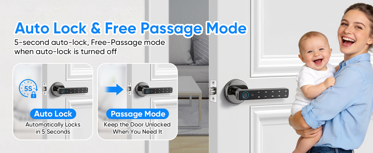 Smart Door Lock with Knob