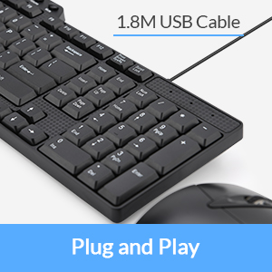 wired keyboard and mouse