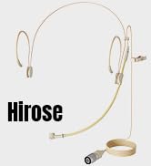 JK MIC-J 069 Headworn Microphone Compatible with Audio-Technica Wirelress Bodypack Transmitters