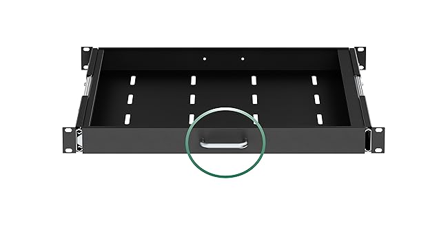 rack sliding shelf with handle