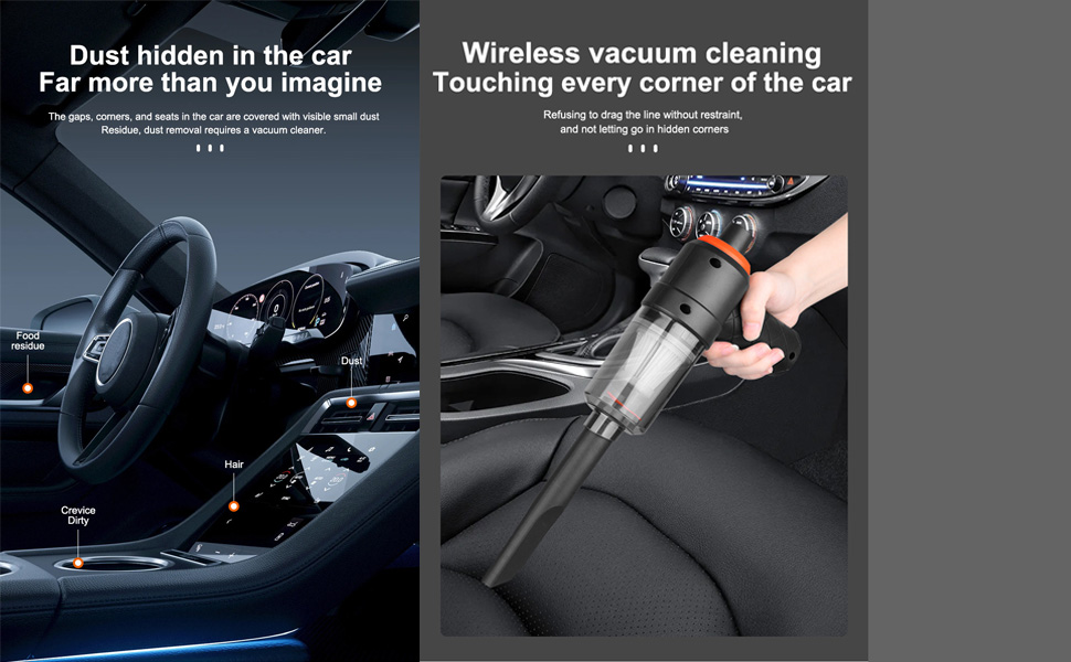 Wireless portable vacuum cleaner