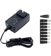 24V 1A Power Supply, 6 FT Power Cord ETL Certified AC 100V-240V to DC 24 Volt Power Supply Adapte...