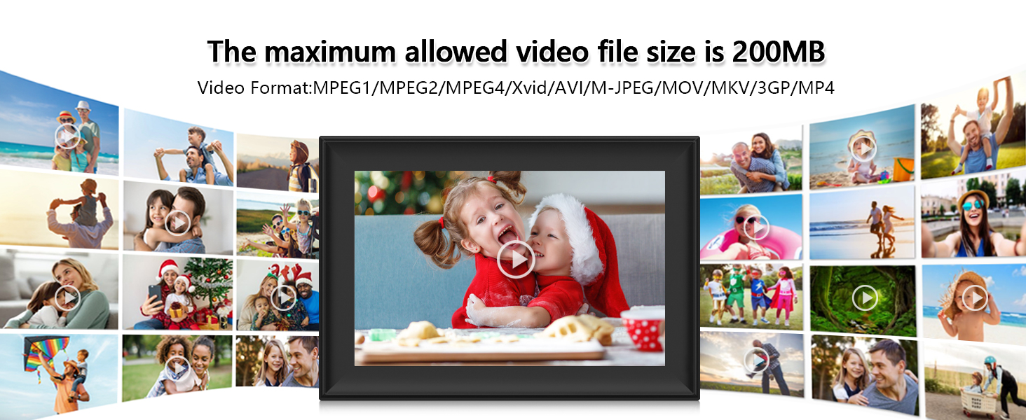 10.1inch WiFi digital photo frame