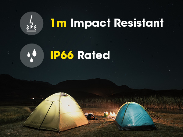 Two tents sit under a starry sky. 