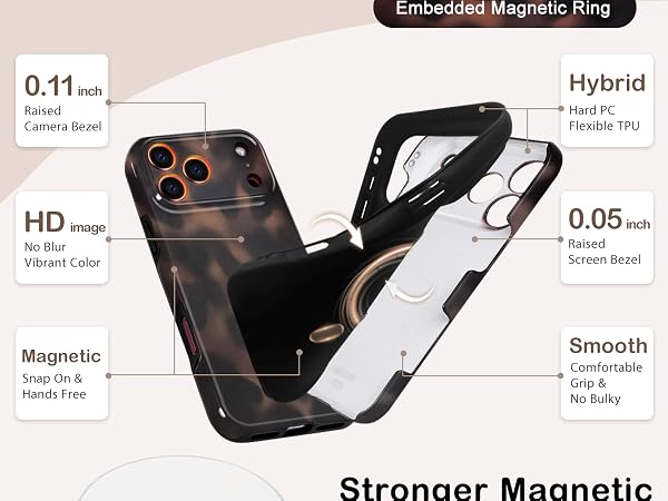 Tortoise shell phone case