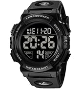 L LAVAREDO Mens Digital Watch Sports Military Watches Waterproof Outdoor Chronograph Wrist Watche...