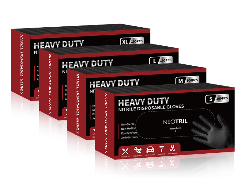 black nitrile gloves