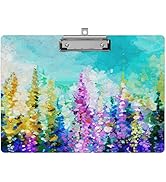 Clipboard Horizontal Wooden with Designs A4 Letter Standard Size,Cute Clipboards with Low Profile...