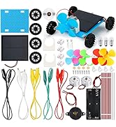 Sntieecr Electric Circuit Motor Kit with Solar Panel, Solar Motor Kit for Kids Science Experiment...