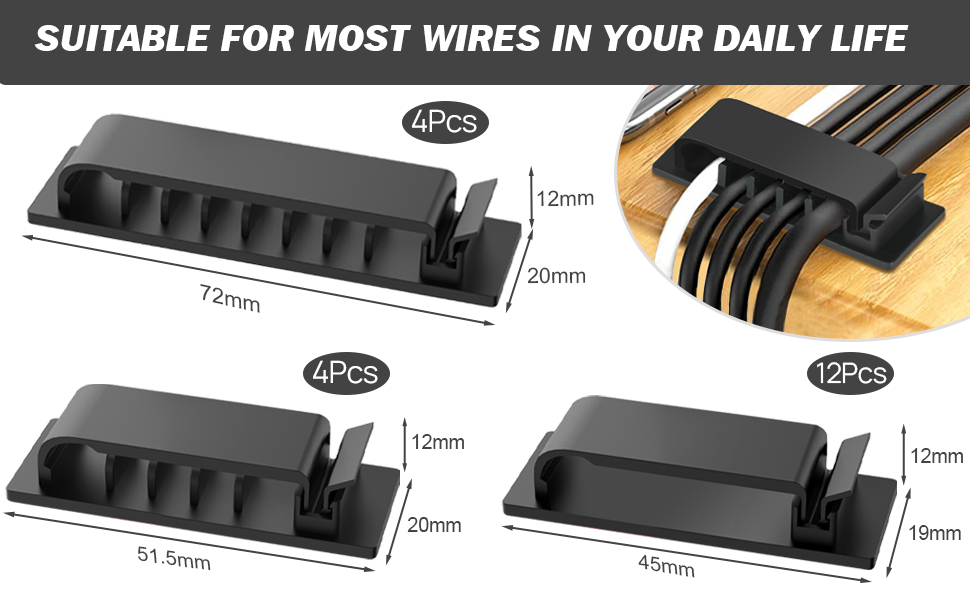 Cable Management Clips