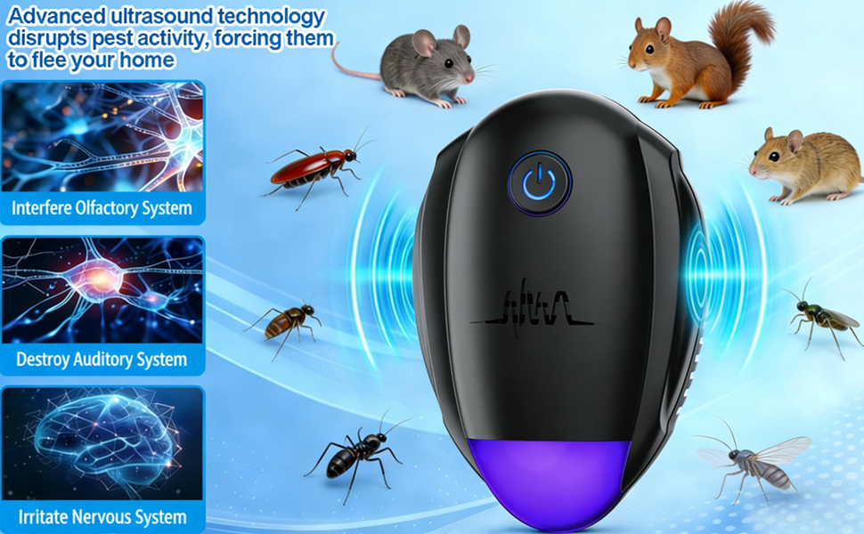 rodent repellent plug in how to get rid of cockroaches pest repellent ultrasonic plug in