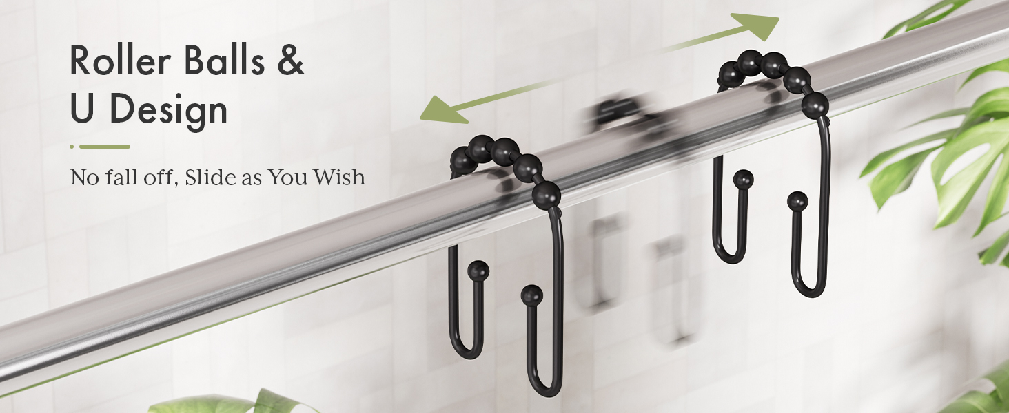 Shower curtain Hooks double hook shower curtain hooks shower rings for curtain