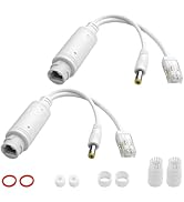 TIENFOKOTA POE Splitter 48V to 12V Power Over Ethernet Waterproof Splitter Adapter,12W(Max), 5.5x...