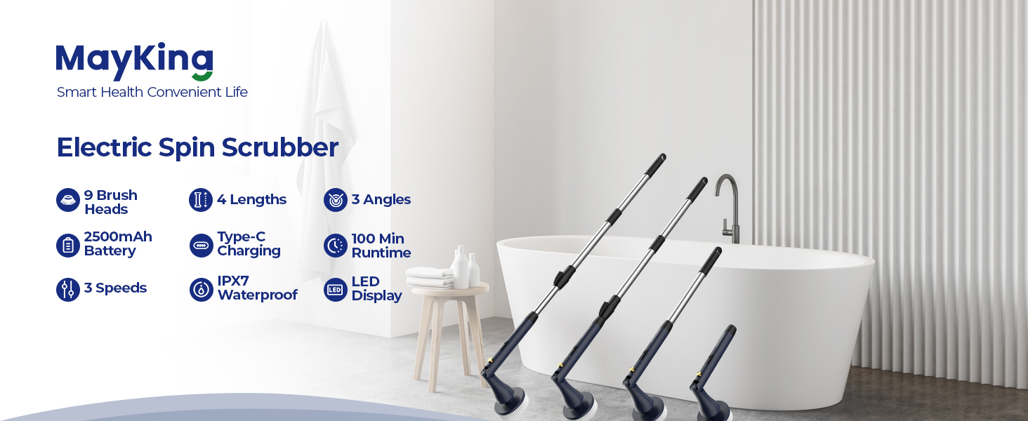 electric spin scrubber